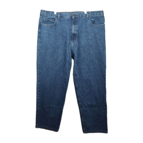 Kirkland Signature Cut 410 Jeans Men's 44x30, straight leg, medium wash blue - Picture 1 of 9
